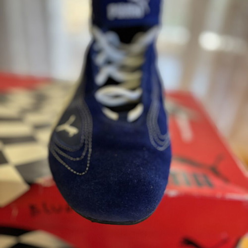 Puma Grit Cat Co Vintage Motorsport Boots, EU 46, Blue