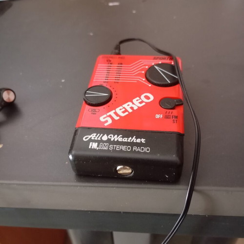 Portable stereo cassette player, collectible