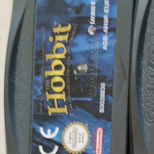 Hobbit Game Boy Advance cartridge used, European edition