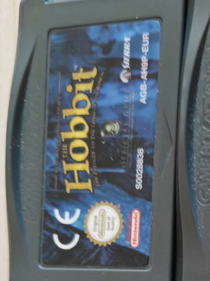 Hobbit Game Boy Advance cartridge used, European edition