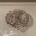 Small divided dish for nuts used with separator