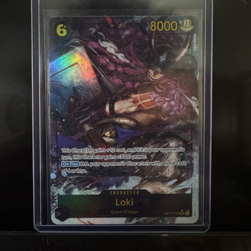 Loki SEC alt art One Piece card OP17-119