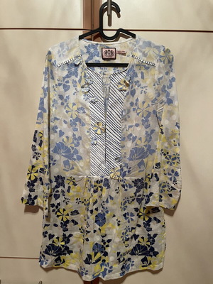 Juicy Couture shirt floral multicolor new, size M