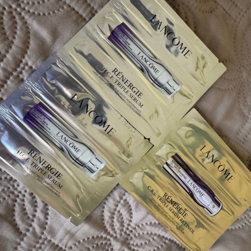 Lancôme Renergie 3 new samples from the viral serum