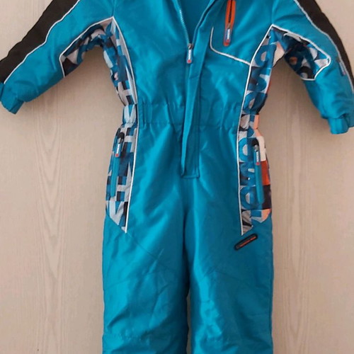 Orchestra children's waterproof jumpsuit with microfleece lining and detachable hood new