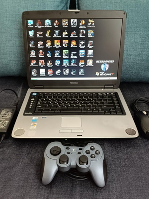 Toshiba Satellite M30X-155 Retro Gaming Laptop with 45+ Classic Games