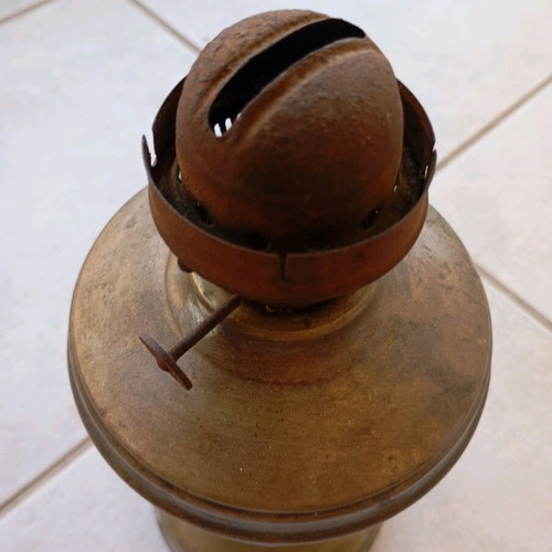 Oil lamp used, old