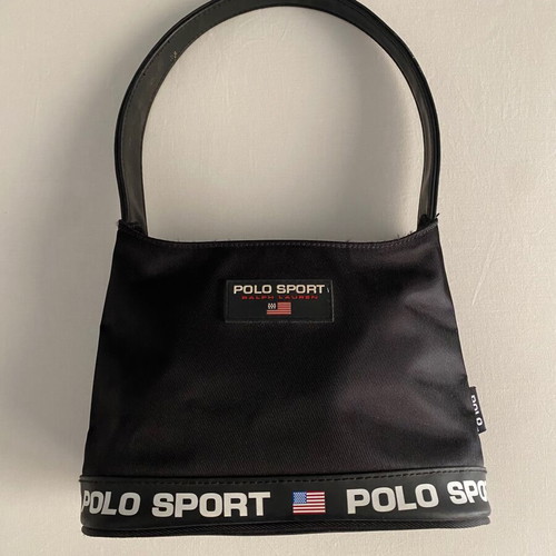 Polo Ralph Lauren Mini Bag used, nylon polyester, black