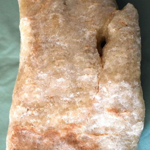 Stalagmitic calcite large sample possibly part of stalagmite-stalactite