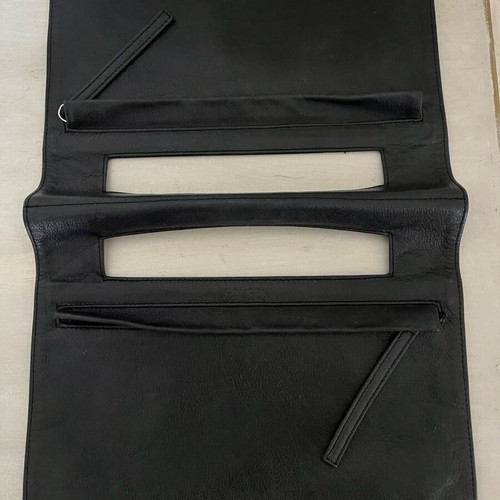 Lancel black leather handbag, like new, 100% leather