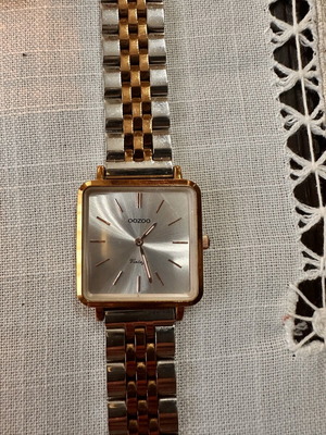 Oozoo women's wristwatch, gold and silver