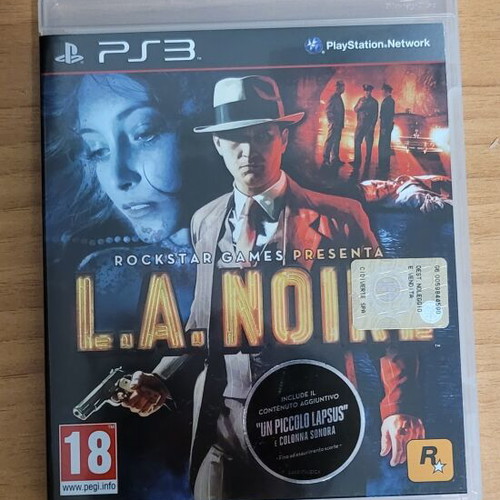 L.A. Noire PS3 game Europe version