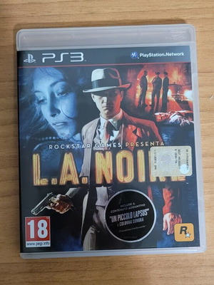 L.A. Noire PS3 game Europe version