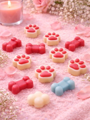 Wax melts αγαπημένα πατουσάκια με κοκαλάκια 50 γρ καινούργια