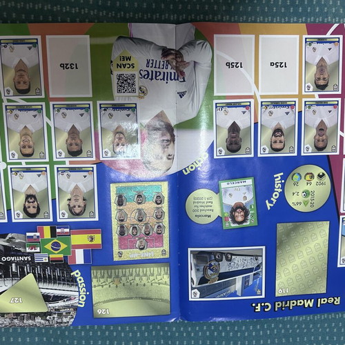 Panini Official Sticker Album 2021 used, partial completion