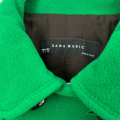 Zara coat used, green, size Small