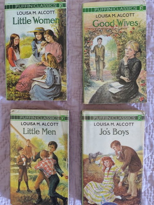 Louisa M Alcott 4 paperback books set