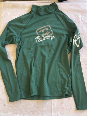 Billabong Kids Long-Sleeve Rash Guard SPF 50+ Size L Green