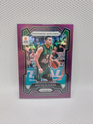 2023-24 Euroleague Prizm Κώστας Σλούκας purple/99 σαν καινούργιο