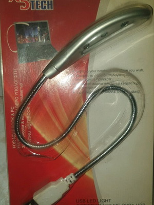 LED light with USB port new for desktop computer and laptop