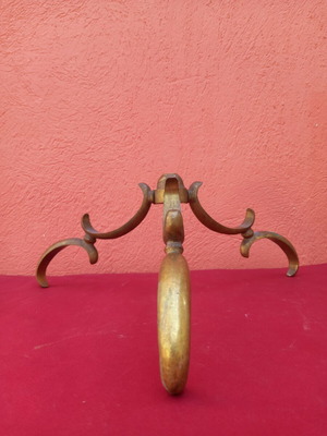 Brass base used, solid and sturdy with threading