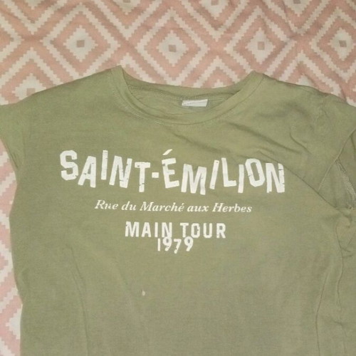 Khaki top Bershka used, size Large