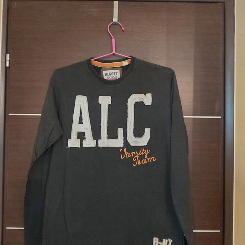 Alcott men's longsleeve shirt gray like new XL