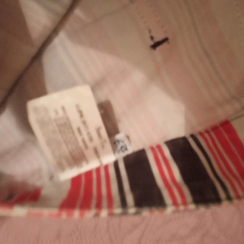 Armani Jeans vintage shorts size M used, white and red