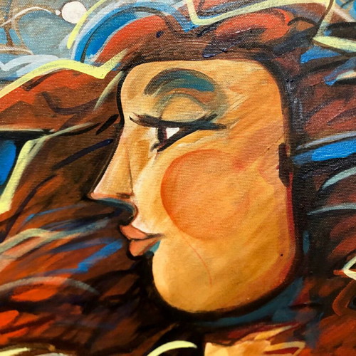 Oil painting by Markellos Galanos 2009 used