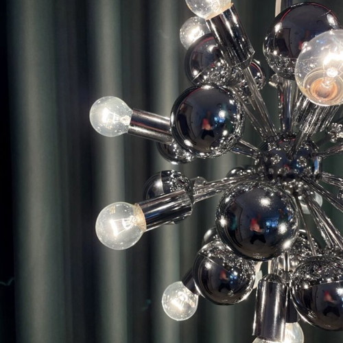 Vintage Sputnik chandelier by Cosack Leuchten, Germany