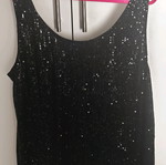 Sequin blouse black, size Large, like new