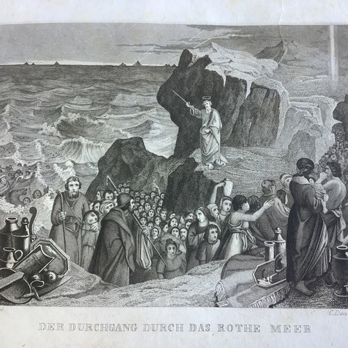 The Crossing of the Red Sea Chalcography Used
