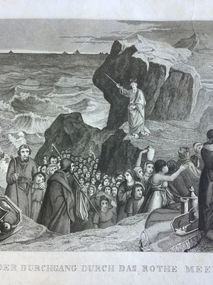 The Crossing of the Red Sea Chalcography Used