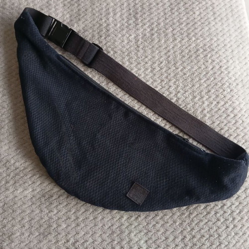 Bleecker & Love waist bag like new, large size, gray and blue