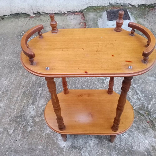 Granny's wooden auxiliary table used