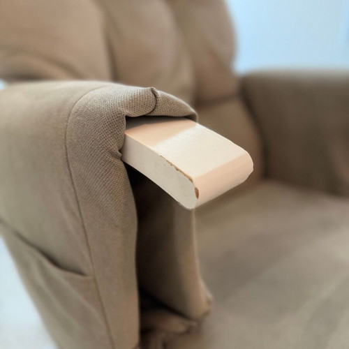 White-Grey Nursing Glider Chair with Stool