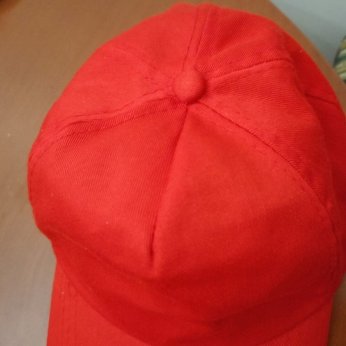 Jockey hat ROLY red like new, one size adjustable