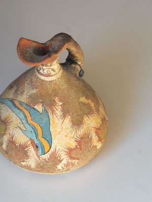 Αναπαράσταση αρχαίου πήλινου αγγείου μεταχειρισμένη