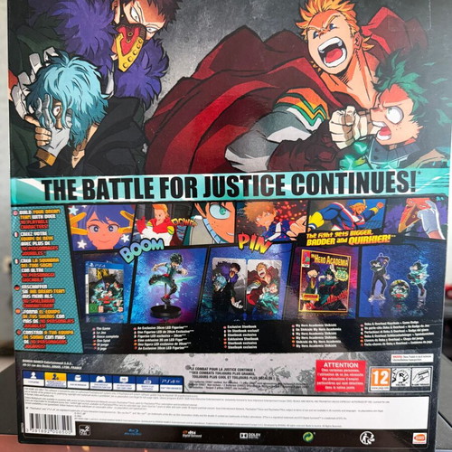 My Hero One's Justice 2 Collector Edition PS4 like new