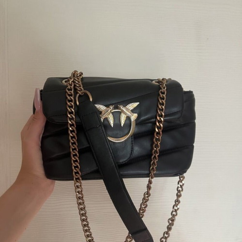 Pinko shoulder bag like new, black