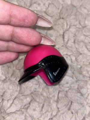 Barbie Pink and Black Vespa Replacement Helmet like new