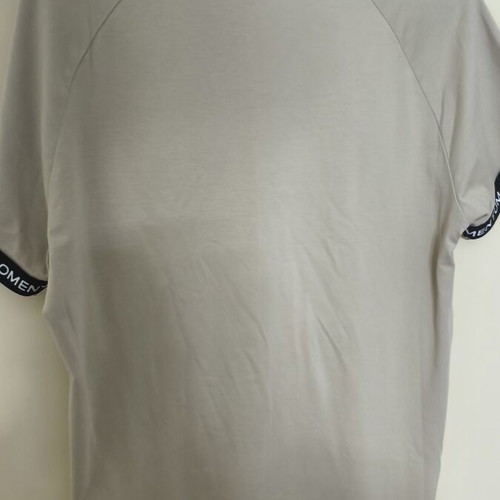 Men's beige T-shirt with printed details