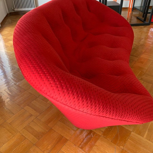 Ligne Roset Ploum Sofa high back used, modern three-seater from USA