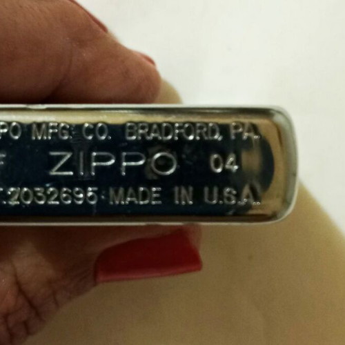 Authentic Retro Zippo Lighter used with Engraving