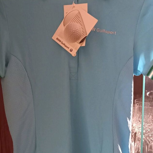 BMW sports shirt new, blue, size S