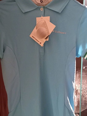 BMW sports shirt new, blue, size S