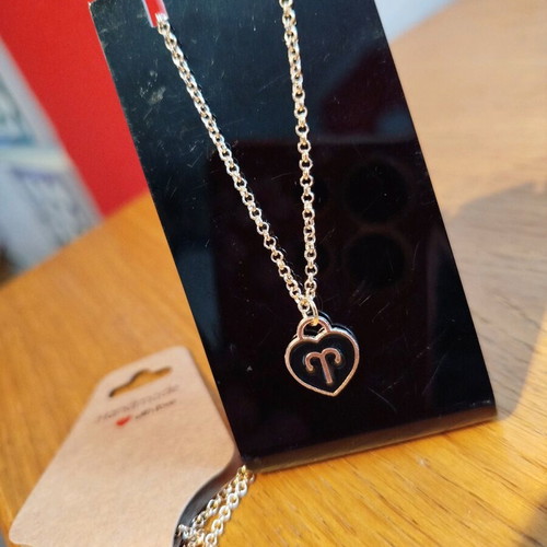 Handmade steel necklace with Aries zodiac new