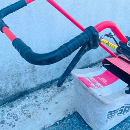 SABO Petrol Lawn Mower with Aluminum Chassis used