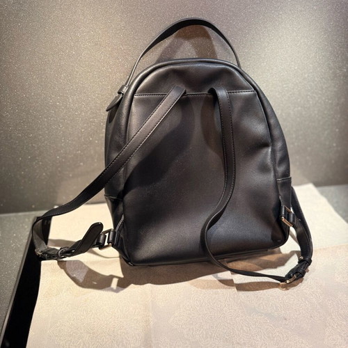 Liu Jo Black Leather Backpack like new with Stud & Jewel Details