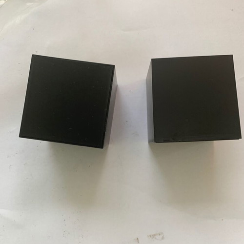 Plastic construction boxes new, 2 pieces 51x51x51 mm with lid